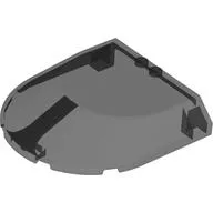 Windscreen 8 x 8 x 1 1/3 with Black Canopy Print / Trans-Black