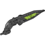 Lego Large Figure Wing, Angled with Hose and Lime Center (Tuma)