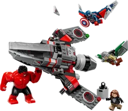 Captain America vs. Red Hulk Battle