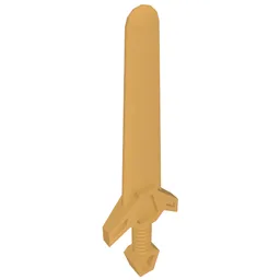Weapon Sword / Greatsword Angular / Reddish Gold