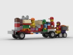 Rainbow long car