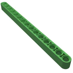 Technic Beam 1 x 15 Thick / Bright Green