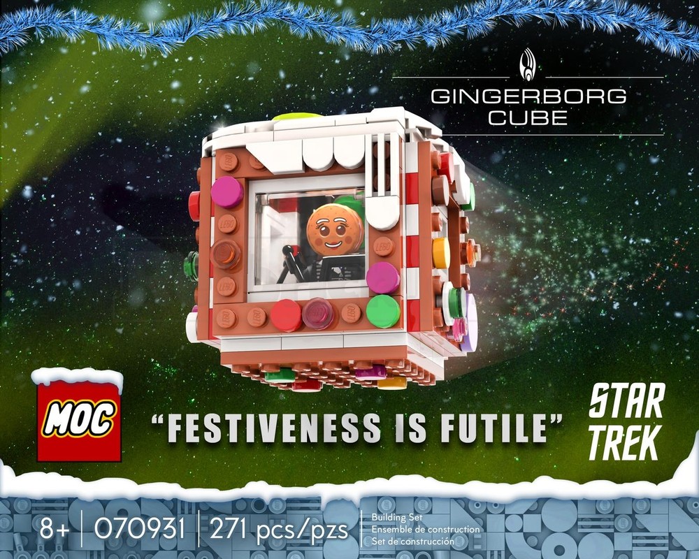 Lego The Gingerborg Cube, A Star Trek Christmas Special