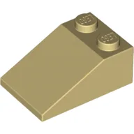 Brick Sloped 33° 3 x 2 / Tan