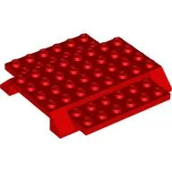 Aircraft Fuselage 6 x 8 Top / Red