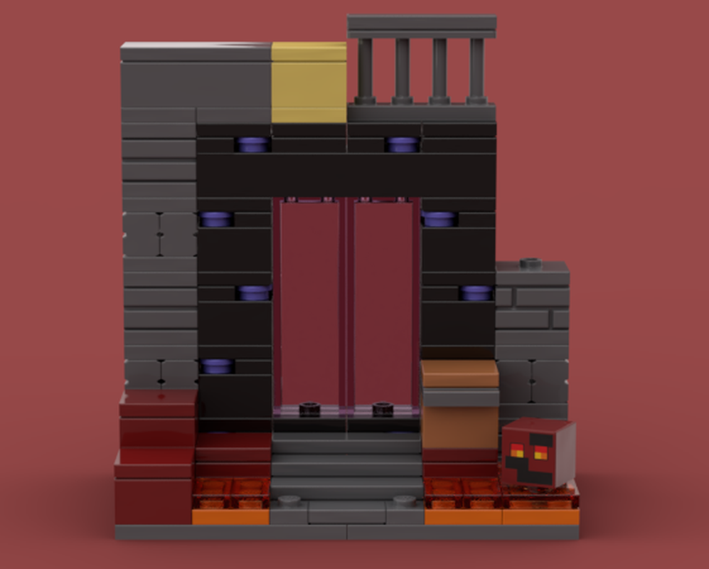 Lego ruined nether portal