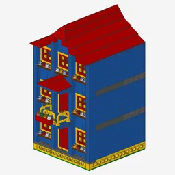 Half-wide modular residential building