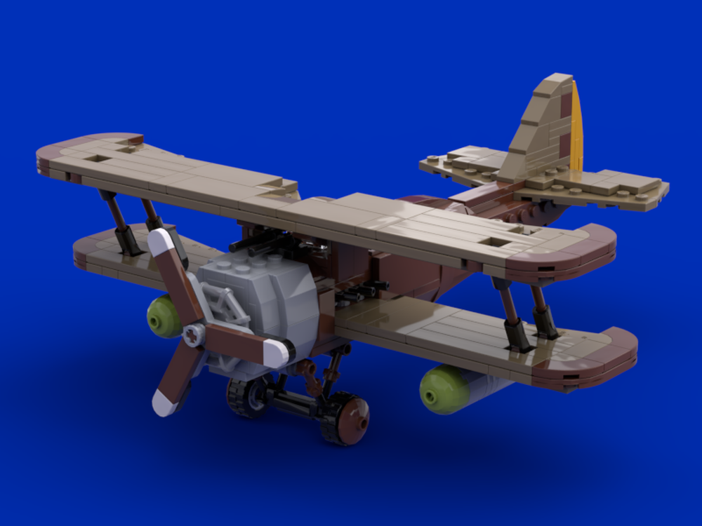 Lego The Scarecrow's biplane