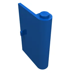 Door 1 x 3 x 4 Right / Blue