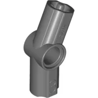 Technic Axle and Pin Connector Angled #3 - 157.5° / Dark Bluish Gray