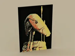 SWARS BATTLE DROID XL PIXELART MOC