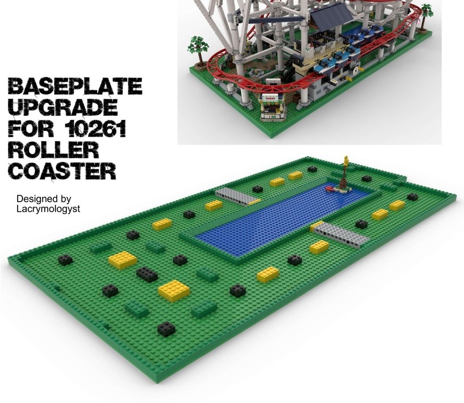 Lego Baseplate Upgrade for 10261 Roller Coaster