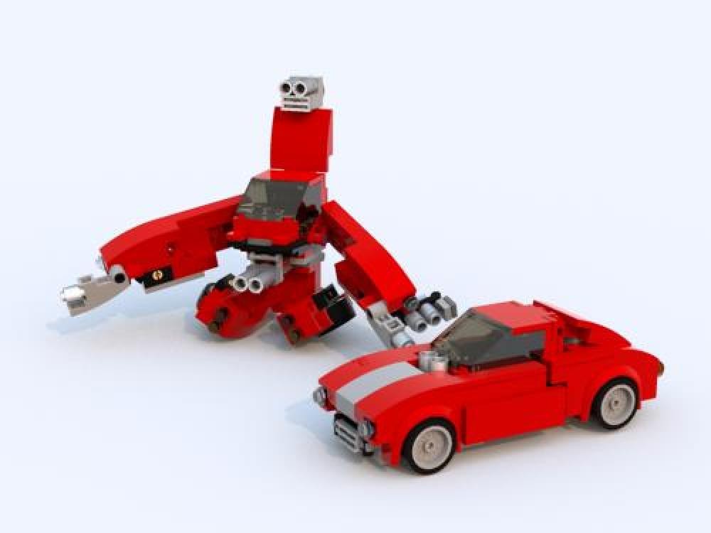 Lego Covertible Sportscar/MiniMech