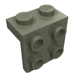 Bracket 1 x 2 - 2 x 2 / Dark Gray