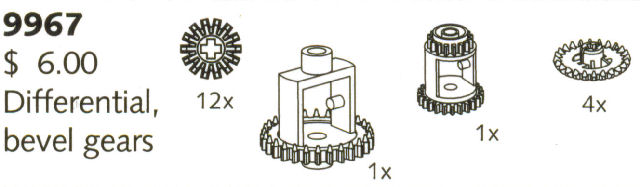 Lego Differential and Bevel Gears