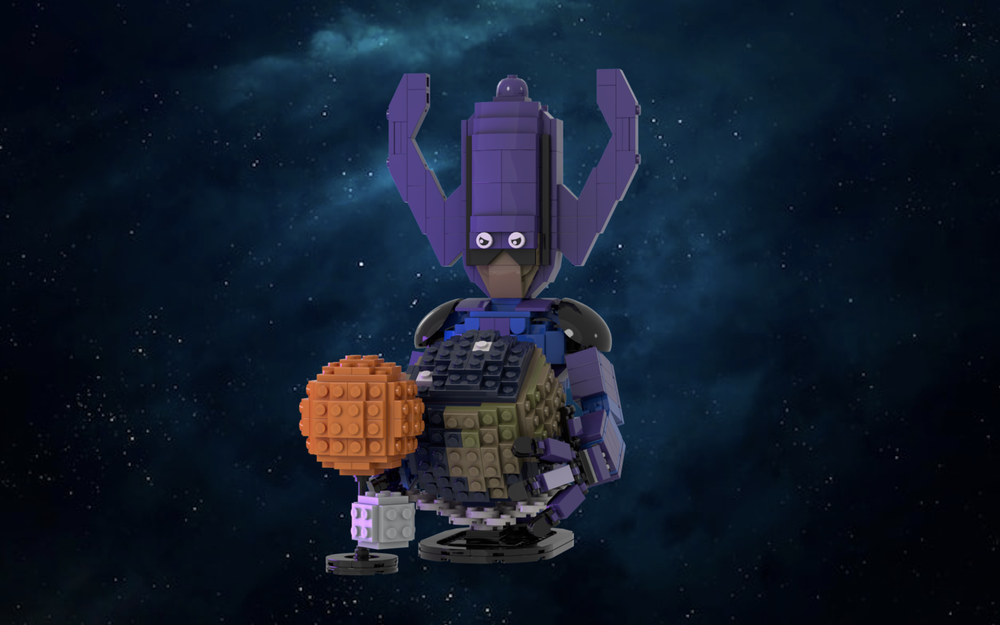 Lego Galactus bust