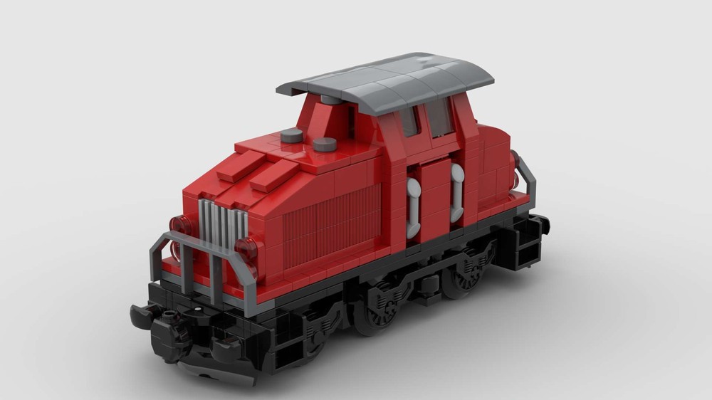 Lego Henschel DHG 500 C Red (DB Cargo)