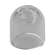 Helmet Dome, No Stud / Trans-Clear