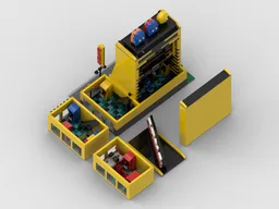 Modular Arcade Center + Display for set 10323