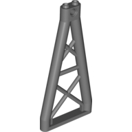 Lego Support 1 x 6 x 10 Girder Triangular / Dark Bluish Gray