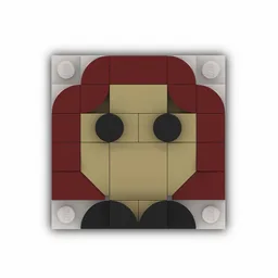 Black Widow Mini Mosaic (Designed for LEGO X Levi's)