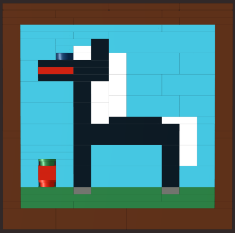 Lego Horse Coaster Version 3