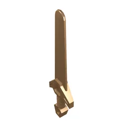 Weapon Sword / Greatsword Angular / Flat Dark Gold