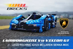 Lamborghini V12 Vision GT - LEGO Technic 42123 McLaren Senna MOC