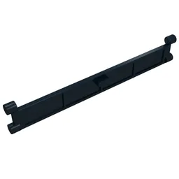 Garage Roller Door Section without Handle / Black
