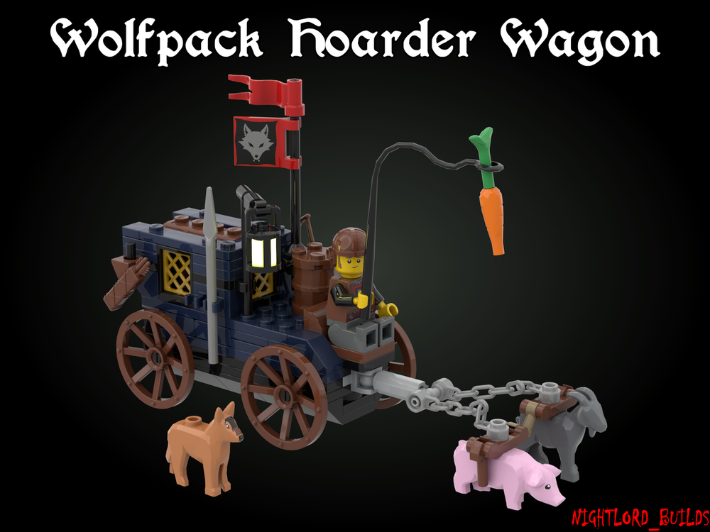 Lego Wolfpack Hoarder Wagon