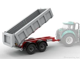 Dump / Tipping trailer lego city tractor 60498