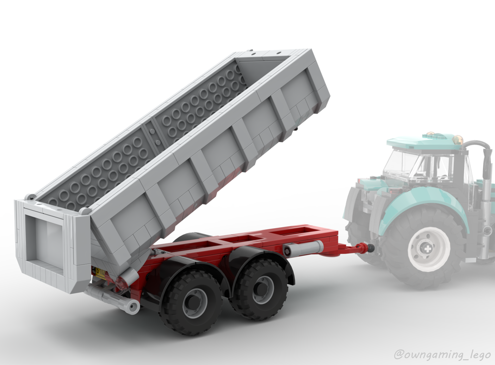 Lego Dump / Tipping trailer lego city tractor 60498