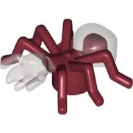 Insect, Ant with Lower Antistud with Marbled Trans-Brown Pattern / Dark Red