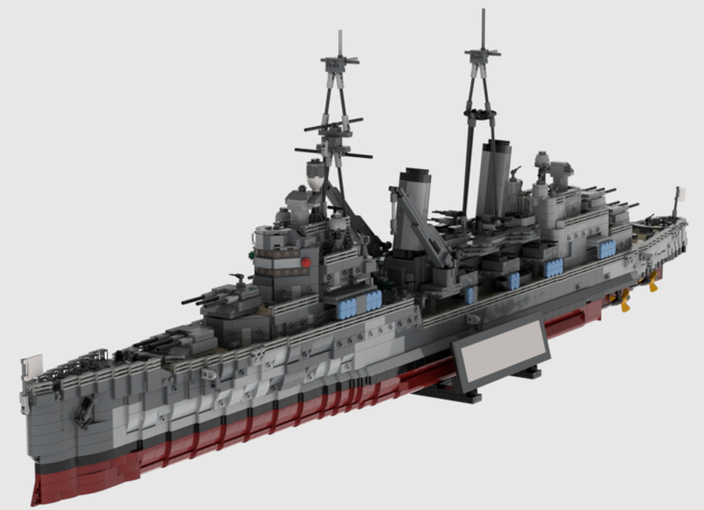 Lego HMS Belfast 1939 Refit WW2