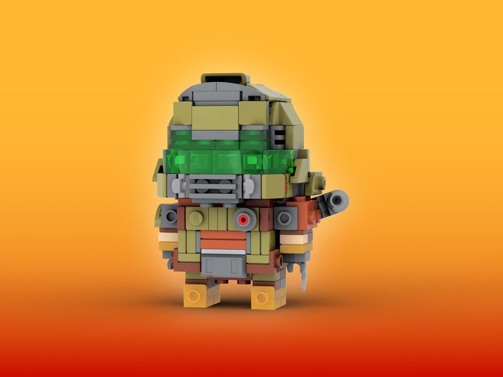 Lego Doom Slayer Brickheadz LEGO MOC - Doom Eternal