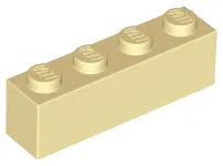 Brick 1 x 4 / Tan