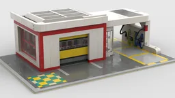 Art Deco Gas Station Modular Building
