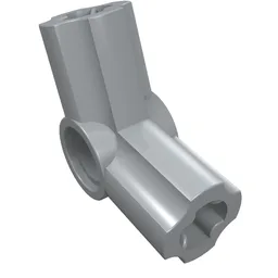 Technic Axle and Pin Connector Angled #5 - 112.5° / Light Bluish Gray