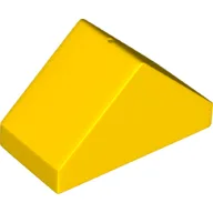 Duplo Brick 4 x 2 Double Slope 45° / Yellow