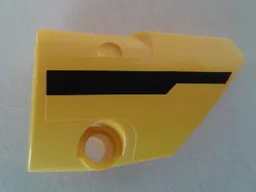 Technic, Panel Fairing # 2 Small Smooth Short, Side B with Black Stripe Pattern (Sticker) - Set 8053