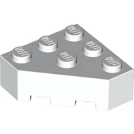 Brick Wedged 3 x 3 Cut Corner / White