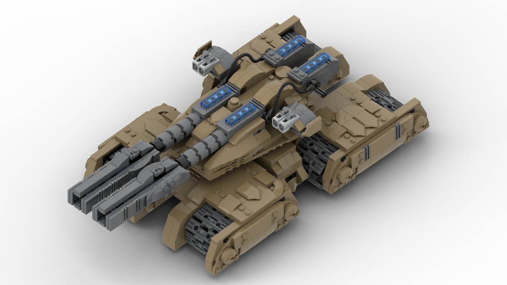 Lego Mammoth Tank Mk.III Railgun Variant (Playset)