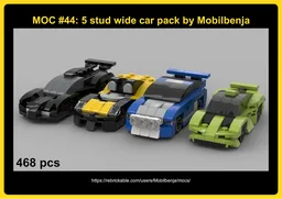 Car pack #9 (5 stud wide)