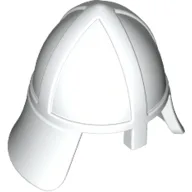 Helmet Castle with Neck Protector / White