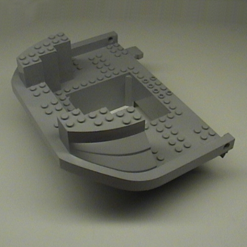 Lego Boat Deck Section, Giant Bow / Stern 15 x 22, Top / Light Bluish Gray