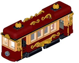 Steam Punk Trolley Car