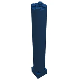 Support 2 x 2 x 11 Solid Pillar / Dark Blue