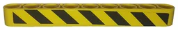 Technic, Liftarm Thick 1 x 9 with Black and Yellow Danger Stripes Pattern Model Right Side (Sticker) - Set 9397
