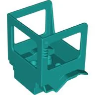 Duplo Backhoe Tractor Cabin / Dark Turquoise