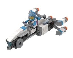 Space Pursuit Hoverbike - (MOC-179329 Modification)